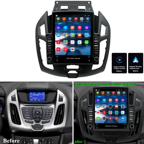9.7" Android13 Autoradio GPS für Ford Transit Tourneo 2014-2018 WIFI BT FM 2+32G - Picture 2 of 22