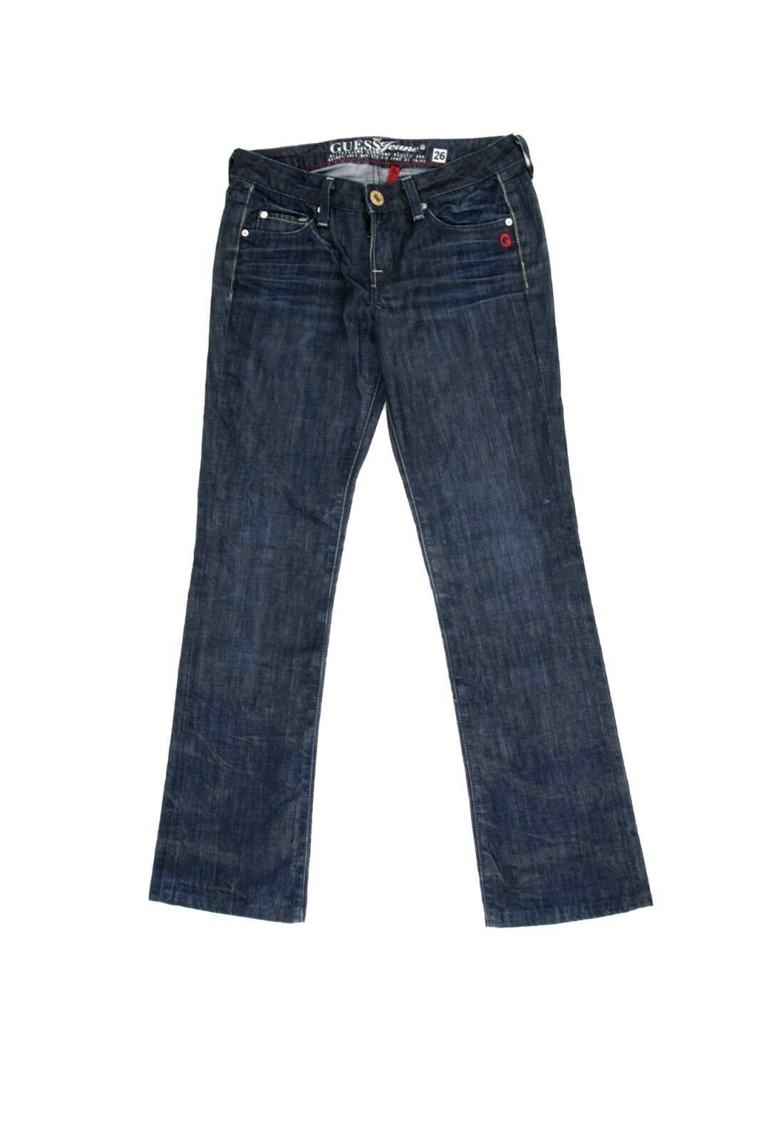 Genuine Ladies Guess Wide Leg Bootleg Jeans Size W26 … Gem