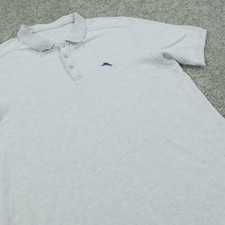 Tommy Bahama Shirt Mens Large Short Sleeve Polo Island Zone Supima Islandzone