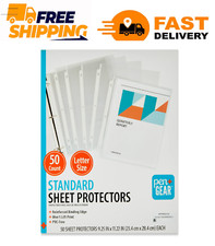 Standard Sheet Protectors 50 Sheets, 8.5-inches x 11-inches