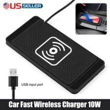 Wireless Car Phone Charger Fast Charging Pad Mat For iPhone Samsung Universal