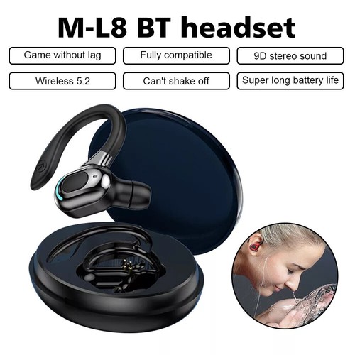 Auriculares Bluetooth 5.2 TWS Auriculares Inalámbricos Auriculares Estéreo Gancho para Oreja - Imagen 10 de 36