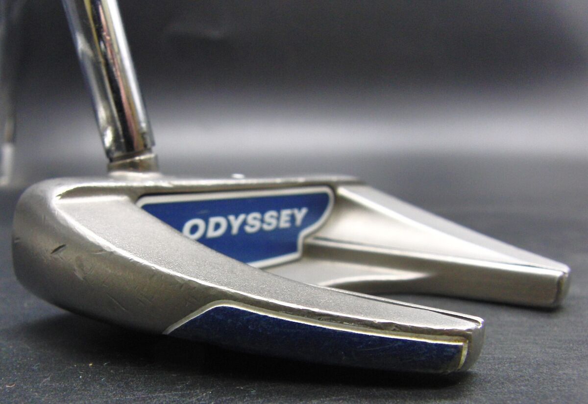 Odyssey White Hot RX V-Line Fang Putter Steel Shaft 81cm Length Psyko Grip* Odyssey White Hot RX V-Line Fang Putter Steel Shaft 81cm Length Psyko Grip*