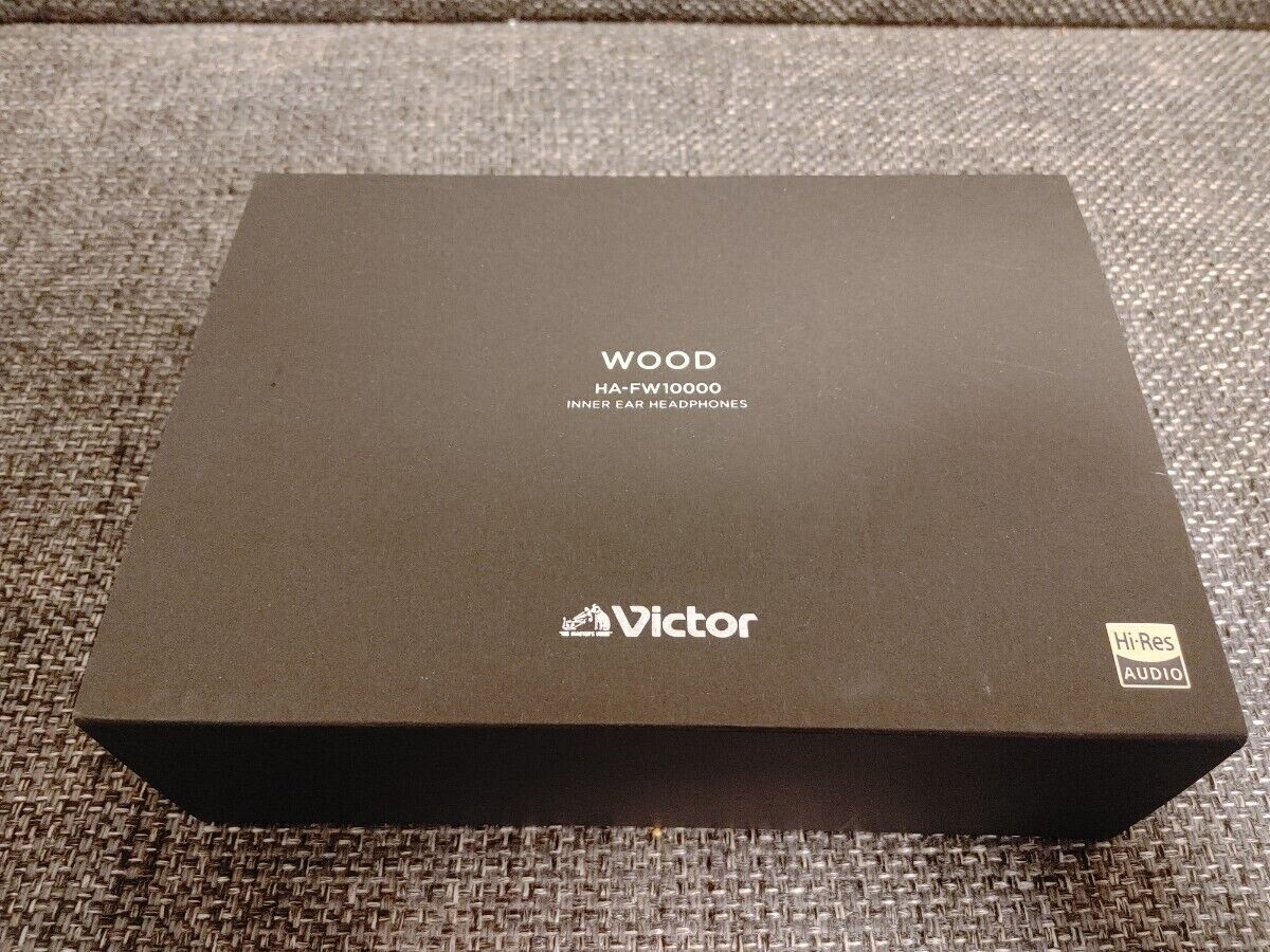 Victor JVC HA-FW10000 WOOD Series Canal Type Earphone Black Victor JVC HA-FW10000 WOOD Series Canal Type Earphone Black