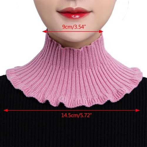 Womens Half Top Collar Neck Dickey False Fake Turtleneck Neck Warmer Multi Color - Picture 8 of 17
