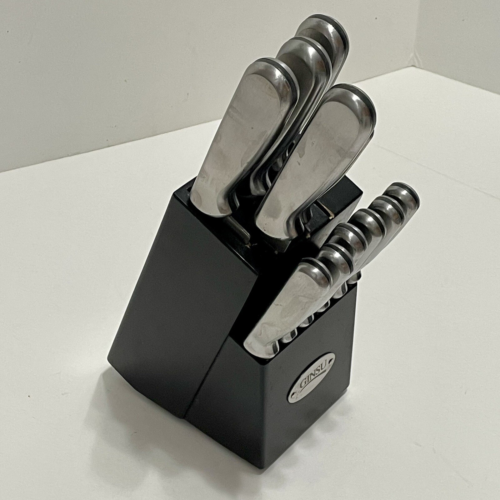 Ginsu Stainless Steel Serrated Edge 13 Piece Knife Set with Block