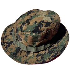 NEW USMC woodland MARPAT Boonie Hat SUN COVER size Large
