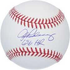 Alex Rodriguez New York Yankees Autographed Baseball with 
