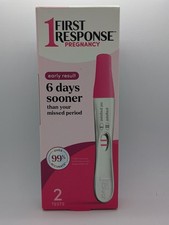 First Response Early Result Pregnancy Test 2 Count 2 Sticks Exp 11/2027 New Seal