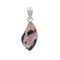 Sulawesi Rhodonit 925 Silber Barong-AnhäNger, Indonesien 6,3Ct