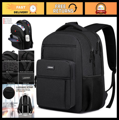 Ergonomic School Backpack for Teens | Water-Resistant Laptop Bag, Anti-Theft, Mu