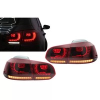 RüCkleuchten LED FüR VW Golf 6 VI 08-13 R20 Look Rote Kirsche Dynamisch LHD RHD