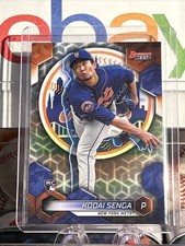 2023 Bowman's Best Kodai Senga RC #50 New York Mets Rookie Card. rookie card picture