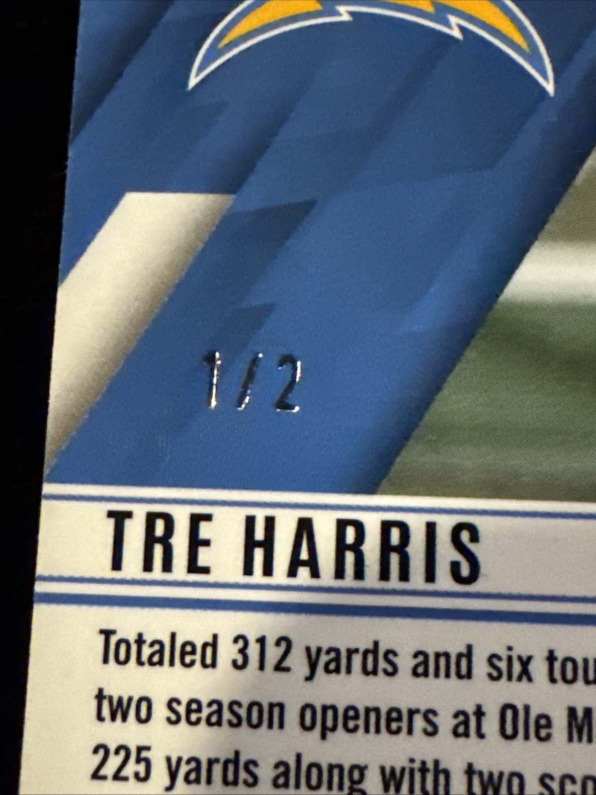 2025 Panini Phoenix Ascension RC Patch Autograph Tre Harris #’d 1/2 Nike Patch view 11