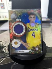 Dalton Knecht 2025 Topps Holiday #PR-DK Player Patch  4/299, Jersey Match