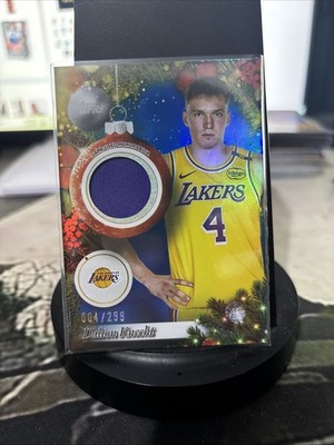 Dalton Knecht 2025 Topps Holiday #PR-DK Player Patch  4/299, Jersey Match