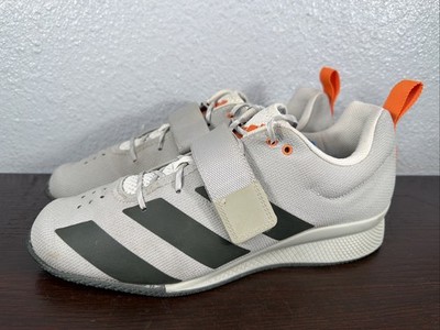 Adidas Adipower Weightlifting 2 Shoes Size 11 Mens Grey Knit Workout Gym