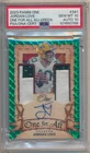 JORDAN LOVE 2023 PANINI ONE FOR ALL GREEN AUTO DUAL PATCH SP #/49 PSA 10 GEM 10