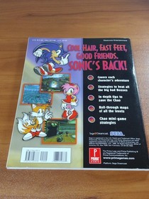 Sonic Adventure Prima Official Strategy Guide SEGA Dreamcast First Print VGC