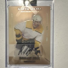 Wild Card Matte Metal Roman Josi Autographed 1/2 Ice Hockey Trading Card