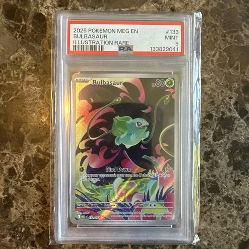 Bulbasaur 133/132 MEG EN Illustration Rare Holo