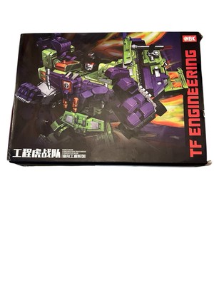 Transformers Robot Devastator 6 In 1 Figures TF Engineering Combiner NBK Toys