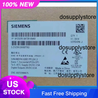 New Siemens 6FC5370-3AT20-0AA0 SINUMERIK 828D Basic T 6FC5 370-3AT20-0AA0