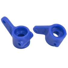 RPM80375  Blue Front Bearing Carriers (Slash 2wd, Nitro Slash, e-Rustler & e-...