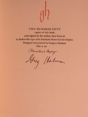 Collection 8 Fine Press Texas etc. Booklets Signed Poetry 1976-1982 Ltd. Ed. - Picture 10 of 15