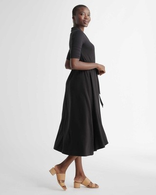 knee length dresses for ladies The TENCEL™ Midi Slip Dress
