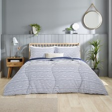 Slumberdown Printed Navy 10.5 Tog Coverless Duvet With 1 Pillowcase, Single