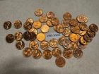 1955-S Lincoln Cent BU Wheat Penny Roll San Francisco Mint -See Description
