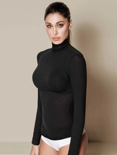 MAGLIA DONNA JADEA ART. 4066 CON CASHMERE MANICA LUNGA DOLCEVITA