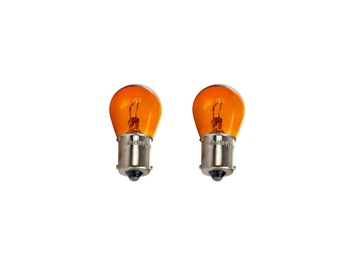 R&G Micro Indicators - Pair Black (RG373) - Halogen Bulb, Orange & Clear Lens For Motorcycles