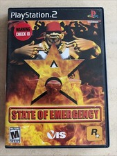State of Emergency - PlayStation 2 CIB w/ Manual + Reg PS2 Check ID Version - BL