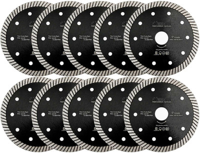 Super Thin Diamond Turbo Blade 10PCS 5 Inch Cutting Porcelain Ceramic Tile Grani
