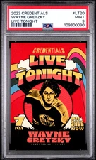 2023 Upper Deck Credentials #LT20 Wayne Gretzky Live Tonight SSP PSA 9