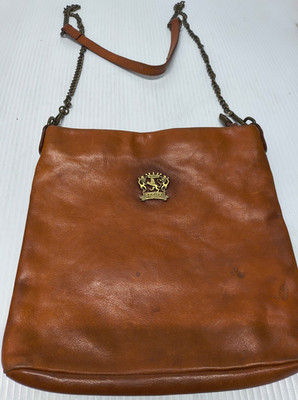 Pratesi Firenze Leather Handbag Tote Shoulder Bag Large Women's FREE SHIPPING 