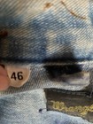 Vintage 70s Wrangler Denim Jacket Sleeveless Distressed Men’s Vest 46-REDUCED  — photo 6