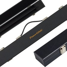 Powerglide Attache 3/4 Jointed Cue Padded Snooker / Pool Hard Case - Free P&P
