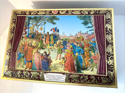 Tin Box Large E. Otto Schmidt Nuremberg West Germany 1997 Master Nuremberg Opera