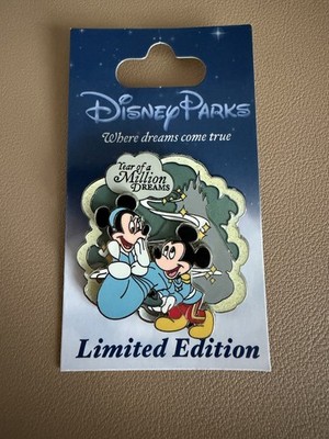 2006 Disney Year Of A Million Dreams Mickey Minnie Cinderella Prince Pin LE1500