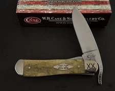 🔥 Rare Case XX 61953L Olive Bone Russlock Pocket Knife 1/500 Tony Bose