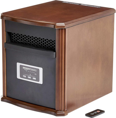 Portable Space Heater with Remote Control, Adjustable Thermostat, Indoor Use, En