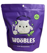 Brand New The Woobles Andy the Owl Beginner Learn to Crochet Kit Complete