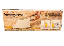 Osrow Steamstress 1973 Vintage SB15 Fabric Steam Iron Original Packaging NOS