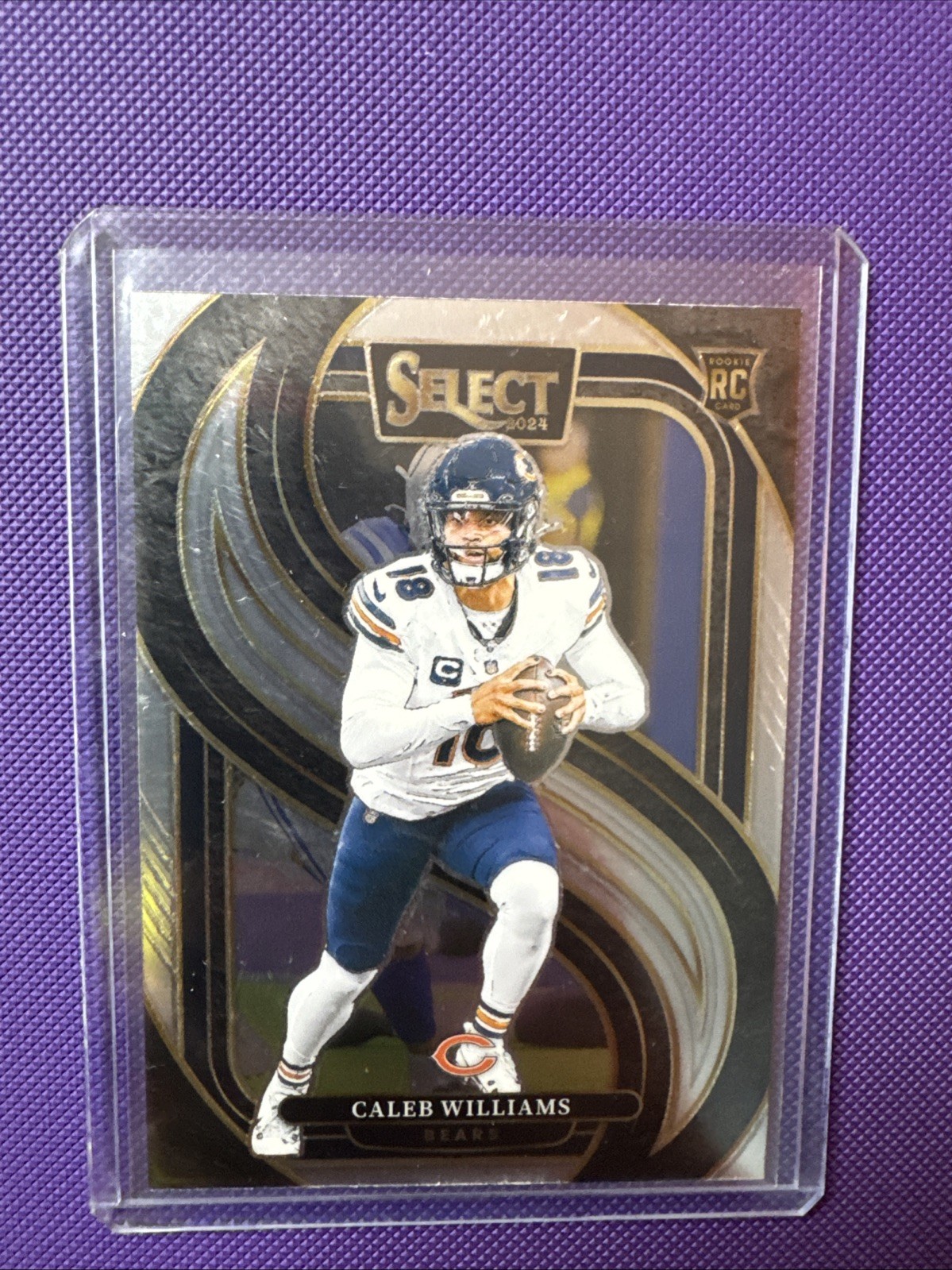 2024 Panini Select - Premier Level Caleb Williams #114 Silver Prizm (RC)