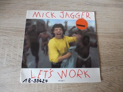 Mick Jagger - Lets Work - Vinyl - Single - Top Zustand