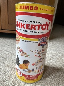 Tinkertoy construction set/95th Anniversary Set/94 Pieces Of 102