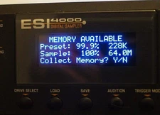 E-mu ESI-32 / ESI-2000 / ESI-4000 OLED Display Screen ! （Note Color！)